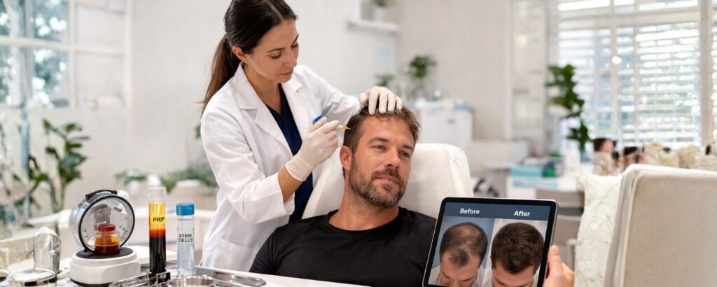 Stem Cell vs PRP Hair Treatment Comparison
